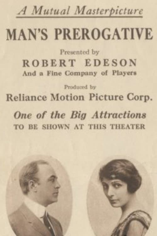 Man's Prerogative (1915) poster