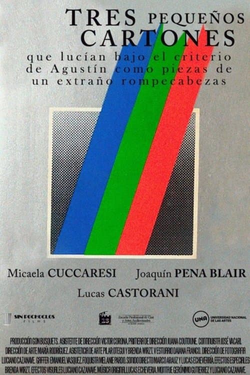 Tres pequeños cartones que lucían bajo el criterio de Agustín como piezas de un extraño rompecabezas (2021) poster