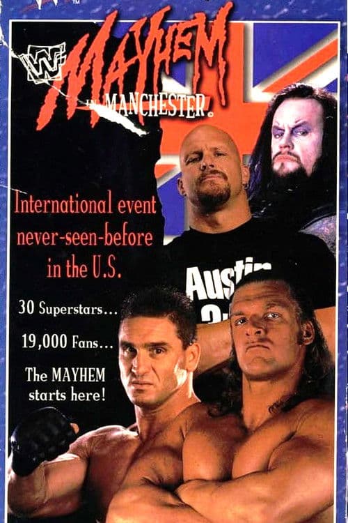 WWE Mayhem in Manchester (1998) poster