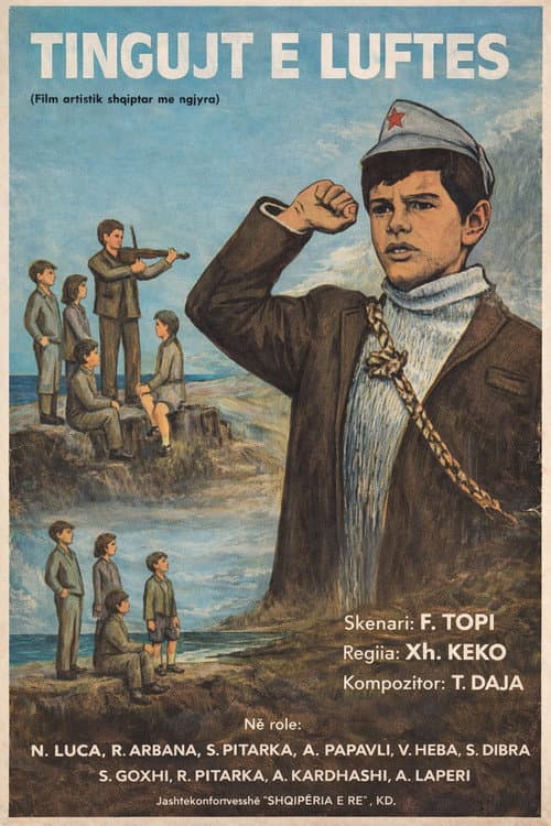 Tingujt e luftës (1976) poster