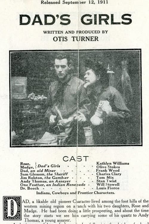 Dad's Girls (1911) poster