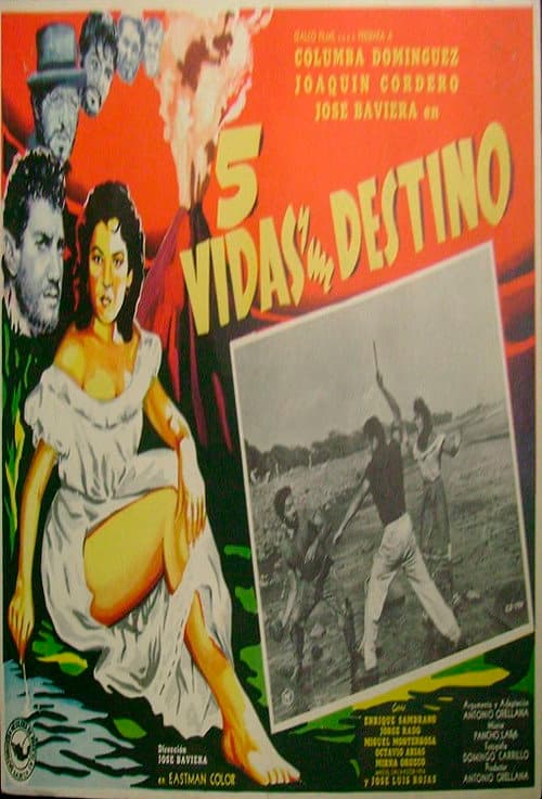 Cinco vidas y un destino (1957) poster