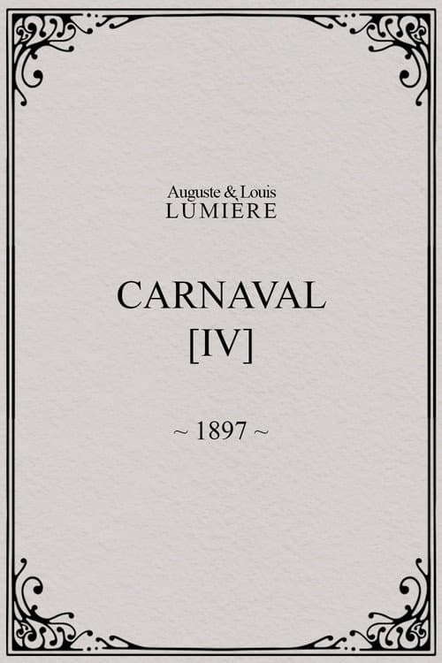 Carnaval, [IV] (1897) poster