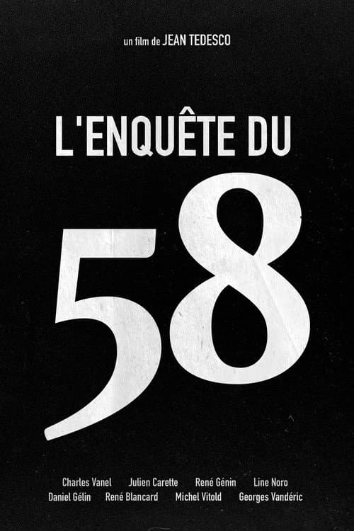 L'Enquête du 58 (1945) poster