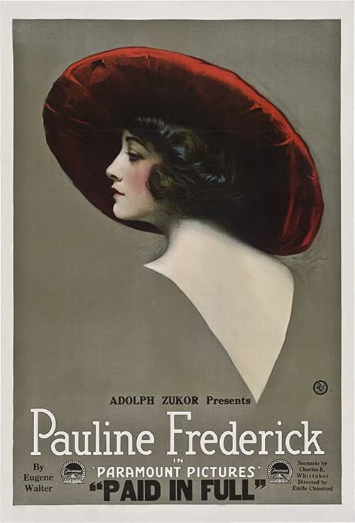 Paid in Full (1919) poster