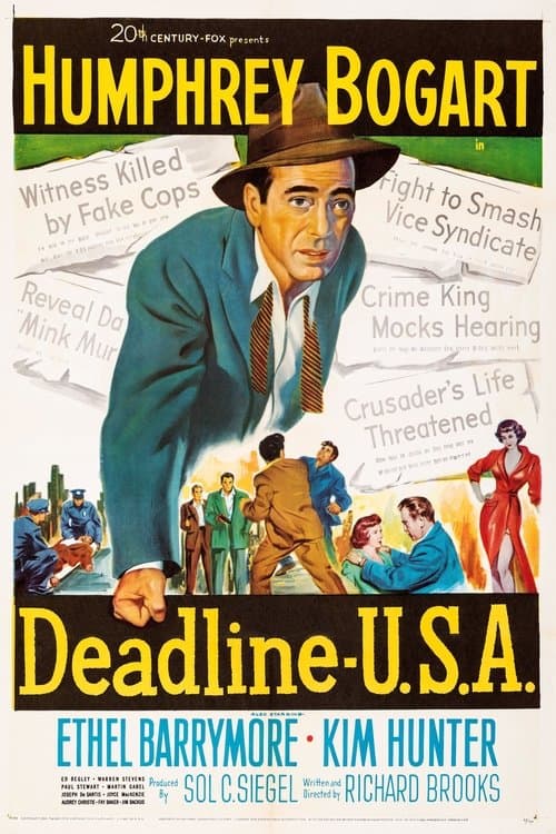 Deadline - U.S.A. (1952) poster