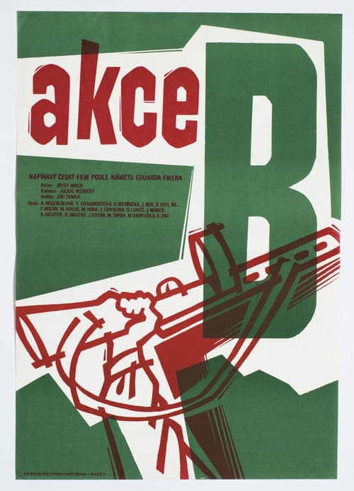 Akce B (1952) poster