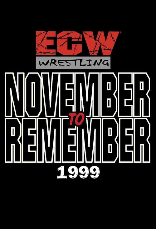 ECW November to Remember 1999 (1999) poster