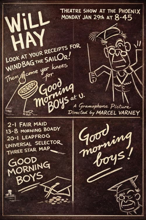 Good Morning, Boys! (1937) poster