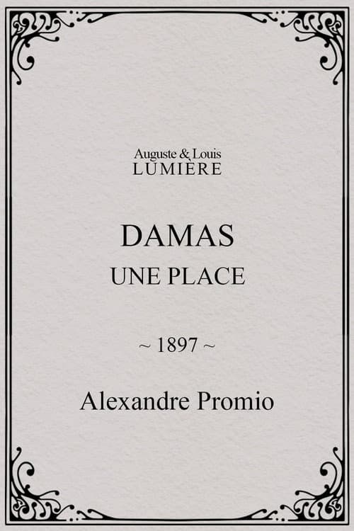 Damas, une place (1897) poster
