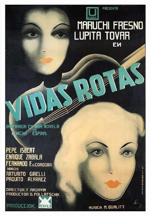 Vidas rotas (1935) poster