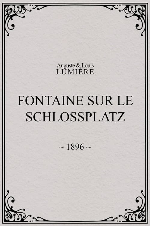 Fontaine sur le Schlossplatz (1896) poster