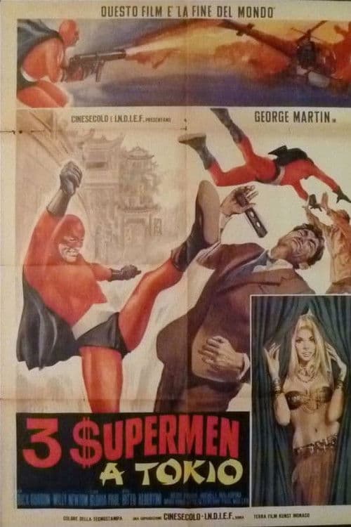 3 supermen a Tokio (1968) poster