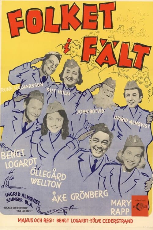 Folket i fält (1953) poster