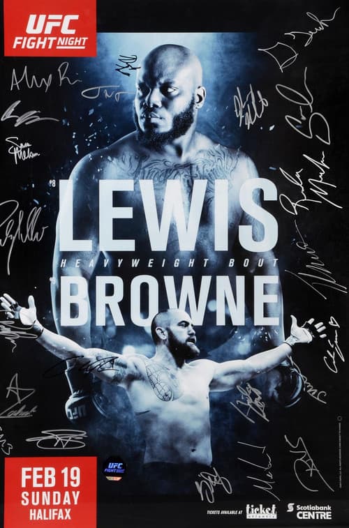 UFC Fight Night 105: Lewis vs. Browne (2017) poster