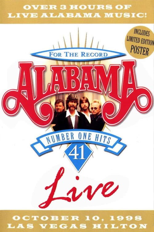 Alabama: 41 Number One Hits Live (1998) poster