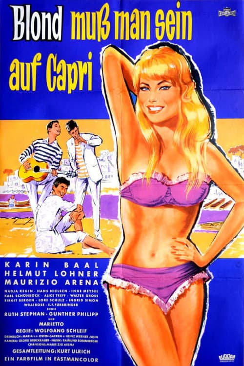 Blond muß man sein auf Capri (1961) poster