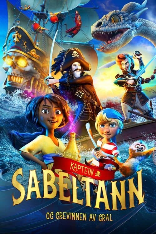 Kaptein Sabeltann og Grevinnen av Gral (2025) poster