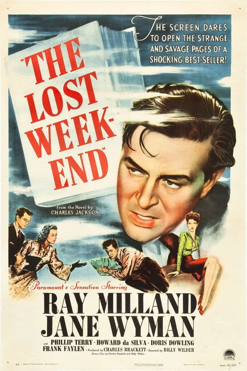 The Lost Weekend (1945) poster