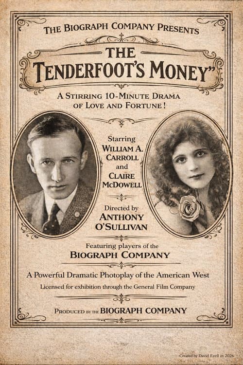 The Tenderfoot's Money (1913) poster