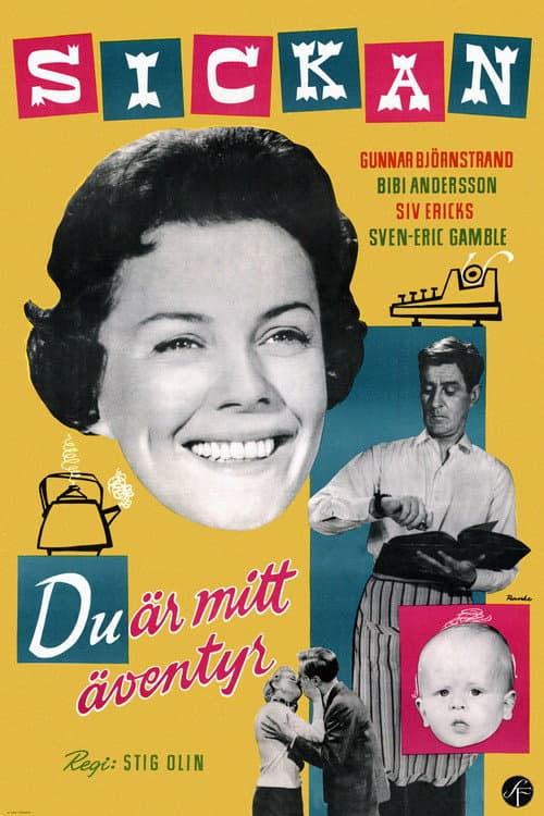 Du är mitt äventyr (1958) poster