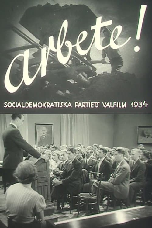 Arbete! (1934) poster