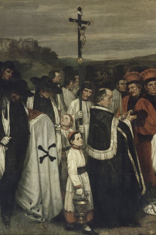 Courbet « La place du mort » (1996) poster