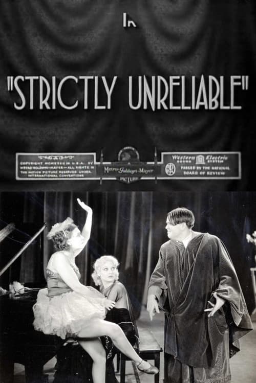 Strictly Unreliable (1932) poster