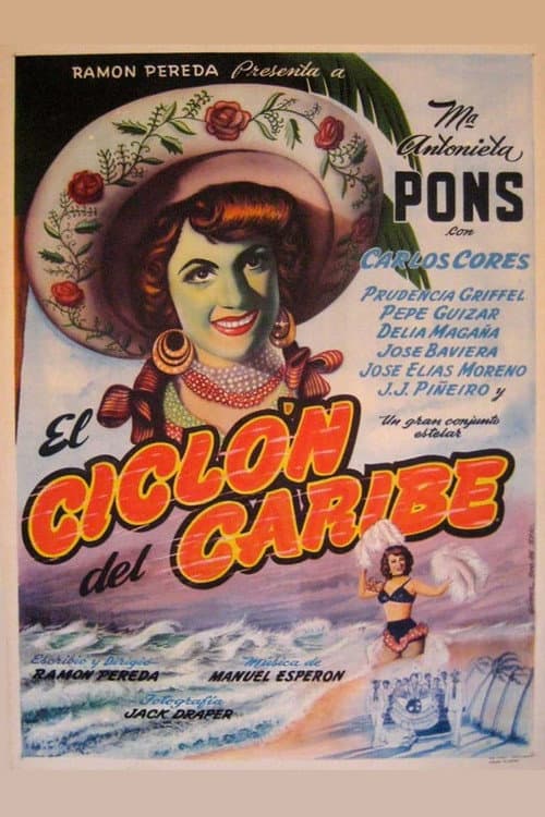 El ciclón del Caribe (1950) poster