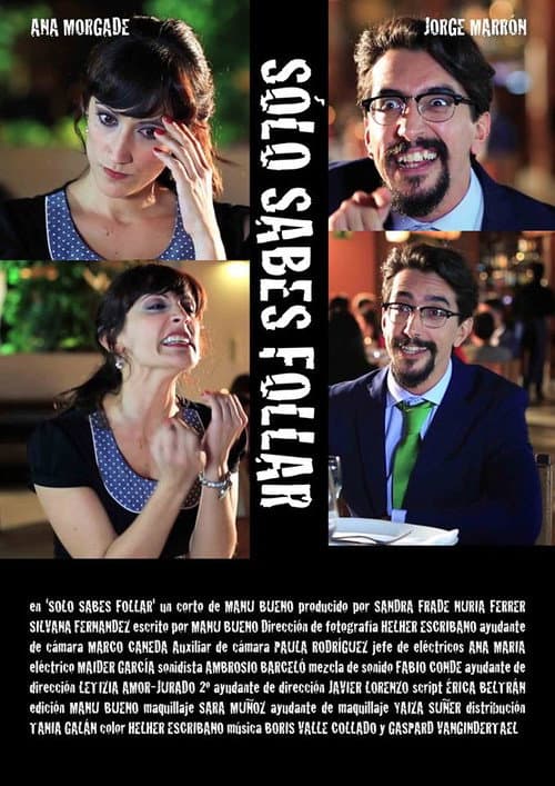 Solo sabes follar (2014) poster