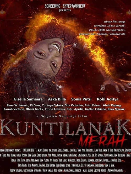 Kuntilanak Merah Pentagram (2022) poster