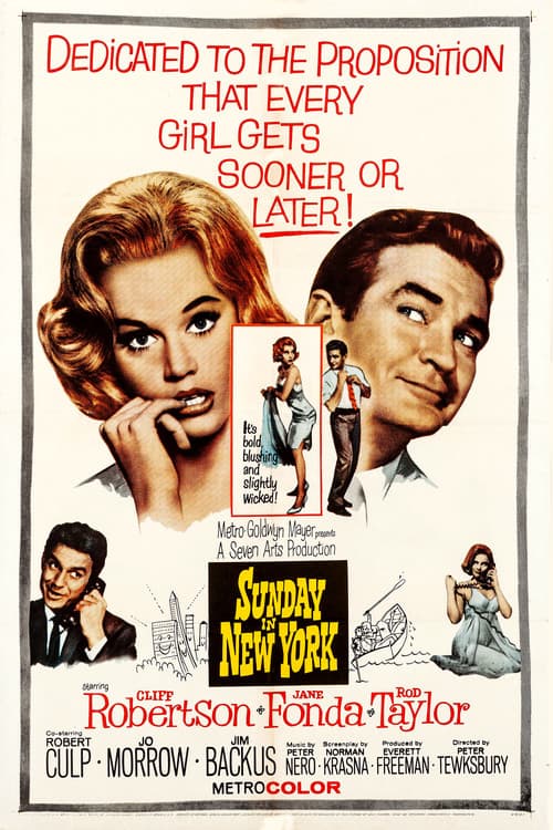 Sunday in New York (1963) poster