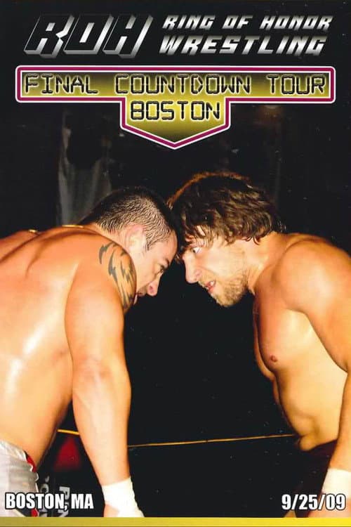 ROH: The Final Countdown Tour - Boston (2009) poster
