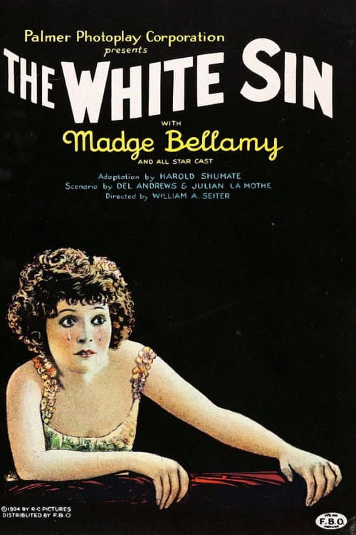 The White Sin (1924) poster