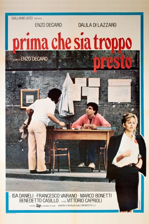Prima che sia troppo presto (1981) poster