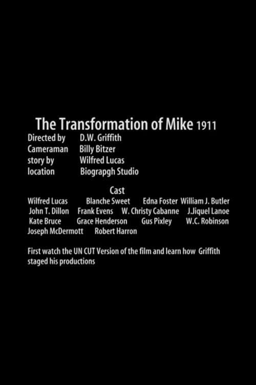 The Transformation of Mike (1912) poster