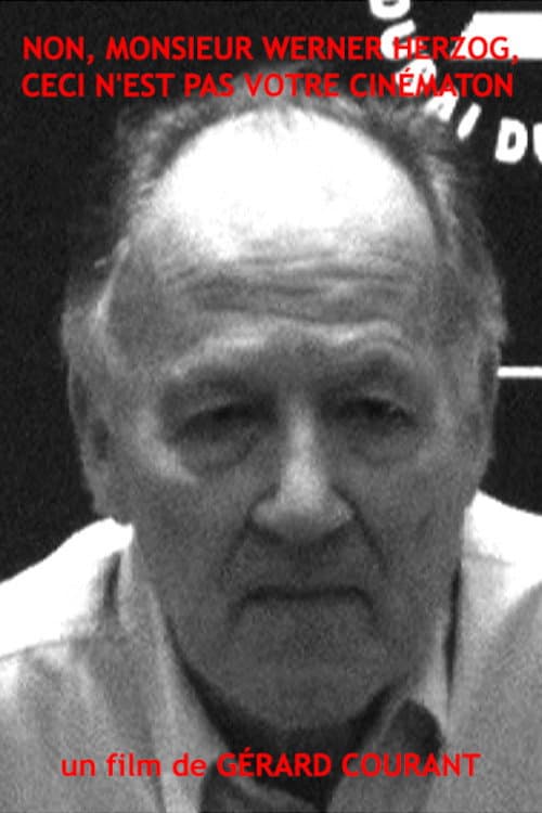 Non, monsieur Werner Herzog, ceci n'est pas votre Cinématon (2012) poster
