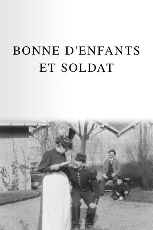 Bonne d'enfants et soldat (1897) poster