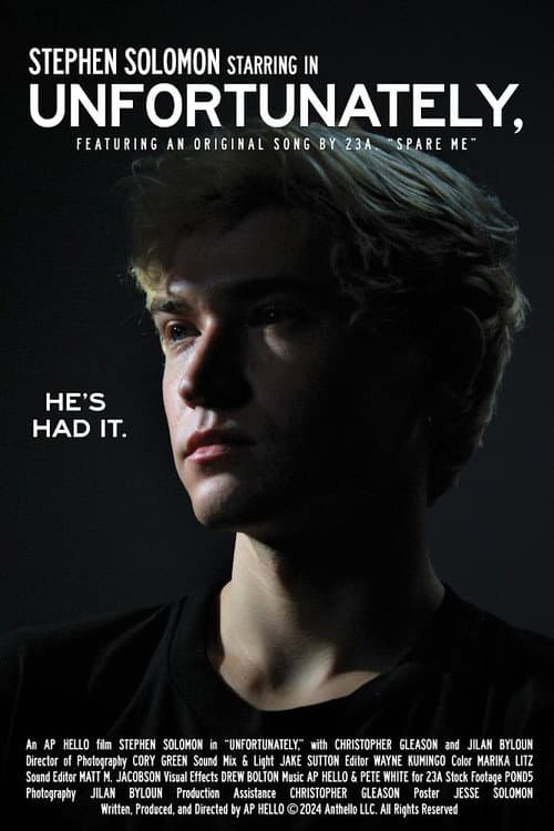 Unfortunately, (2024) poster