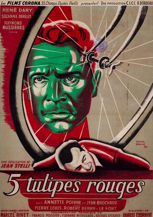 5 tulipes rouges (1949) poster