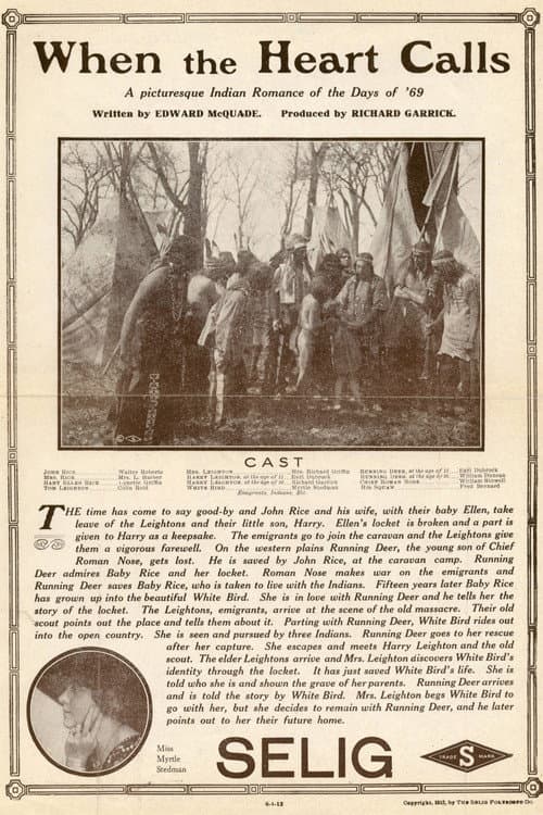 When the Heart Calls (1912) poster