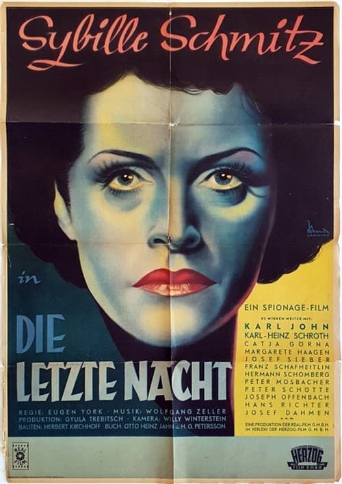 Die letzte Nacht (1949) poster