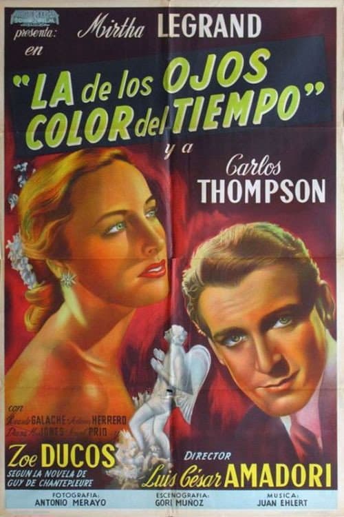 La de los ojos color del tiempo (1952) poster