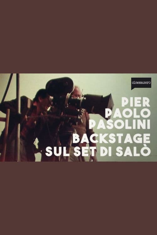 Backstage sul set di Salò (1975) poster