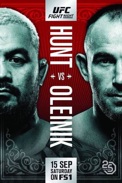 UFC Fight Night 136: Hunt vs. Oleinik (2018) poster