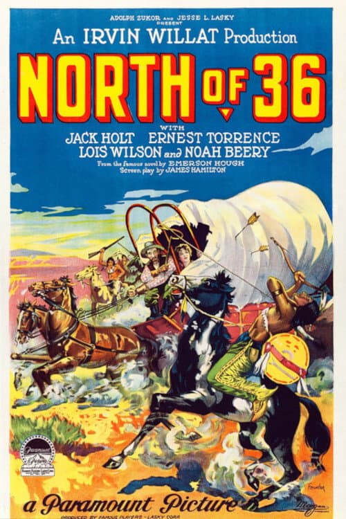 North of 36 (1926) poster