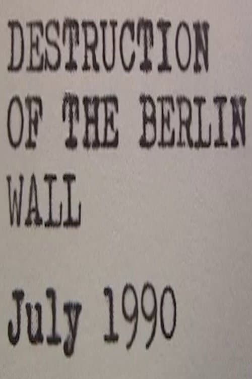 Destruction of the Berlin Wall (2006) poster