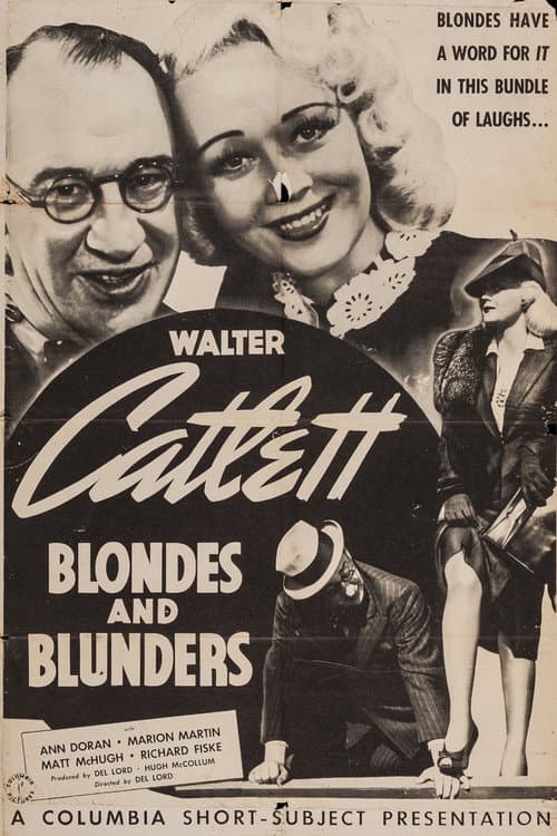 Blondes and Blunders (1940) poster