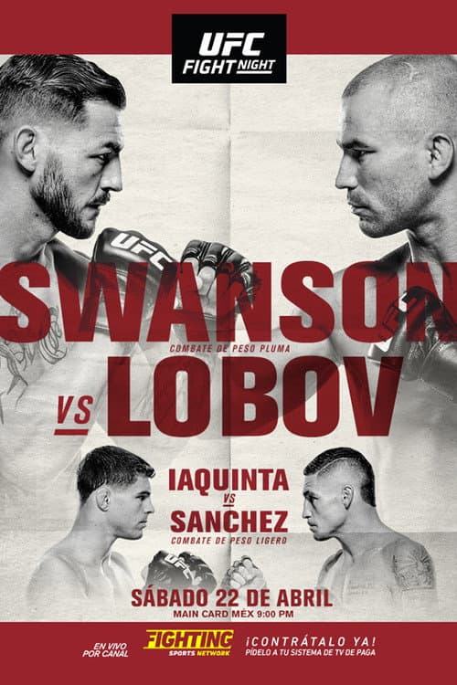 UFC Fight Night 108: Swanson vs. Lobov (2017) poster