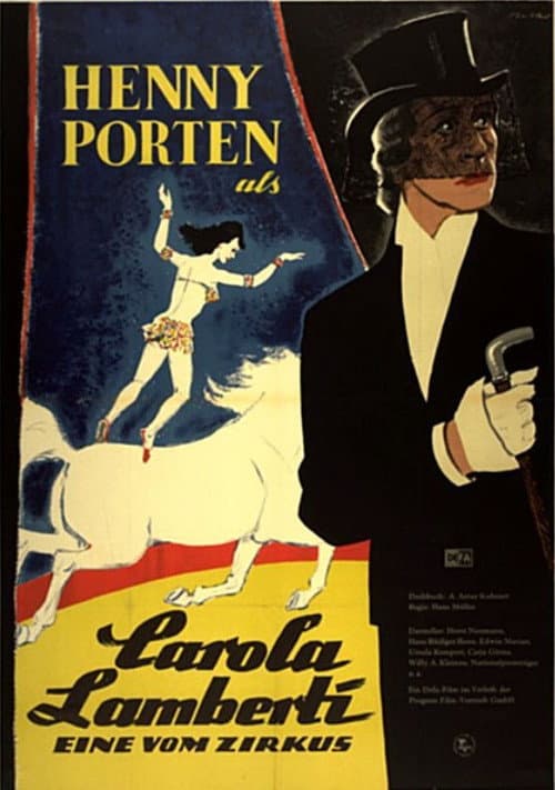 Carola Lamberti – Eine vom Zirkus (1954) poster